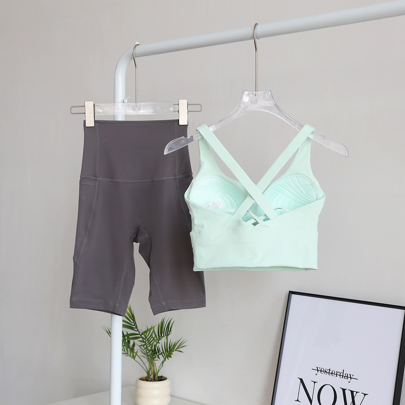 Yoga Clothing Suit for Women Summer 2025 New High-End Pilates Training Fitness Clothing Cycling Pants Sports Vest