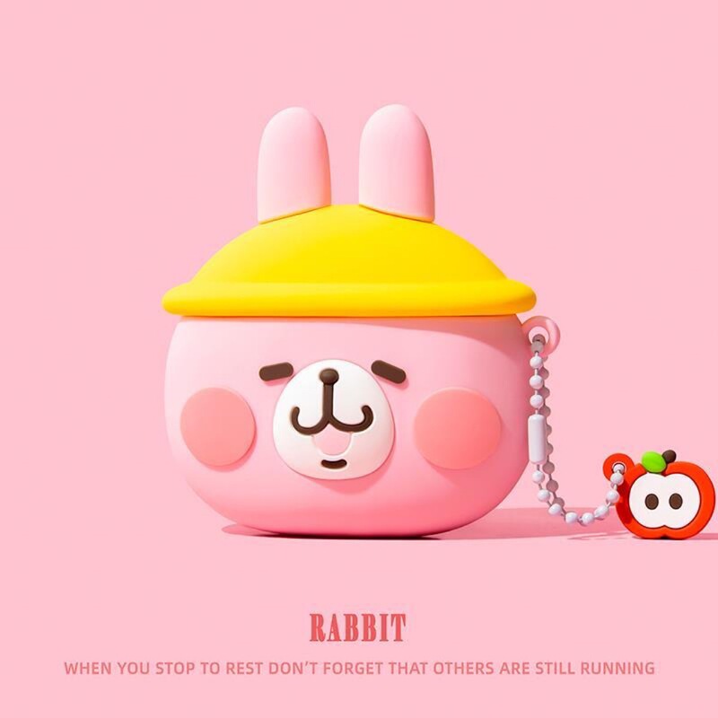 适用苹果新四代无线蓝牙耳机保护套AirPods4卡通可爱软壳工厂直销|undefined