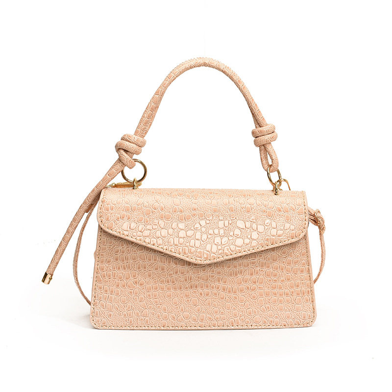 Cara brillante simple y elegante bolso coreano de nudo 2024, nuevo estilo extranjero, bolso de alto valor, bolso pequeño.