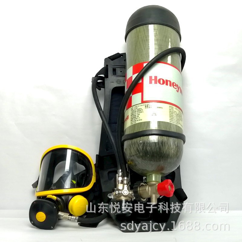 霍尼韦尔SCBA105K自给式压缩空气呼吸器6.8L正压式消防c900呼吸器