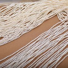 施家小米珠米形琉璃珍珠仿天然淡水散珠项链diy饰品配件批发