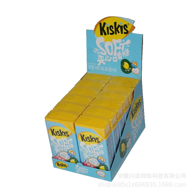 酷滋 KisKis34g жевательная резинка инновационные слова любви бумага рисунок техника ксилитол гладкий вкус интернет-знаменитость сахар
