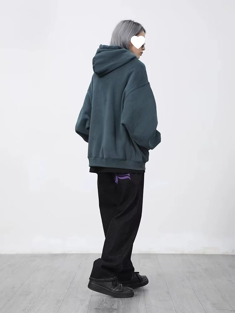 Джинсы, брюки для отдыха, американский стиль, oversize, свободный прямой крой