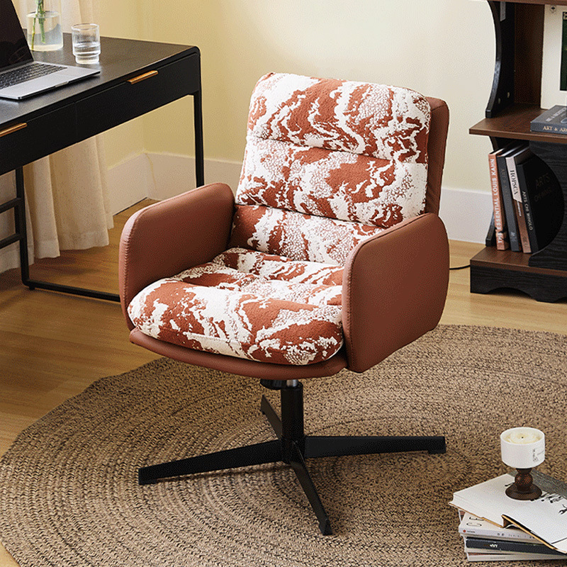 Medieval Style Chair, Makeup Chair, Girls' High-End Home Liftable Rotating Computer Chair, Comfortable Office Chair for Long Periods of Sitting