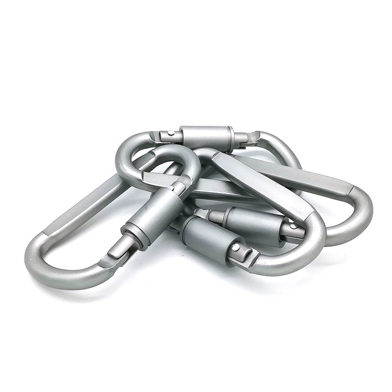 Cross -border hot -selling outdoor aluminum alloy fast hanging hook hook outdoor backpack hanging connection key large buckle