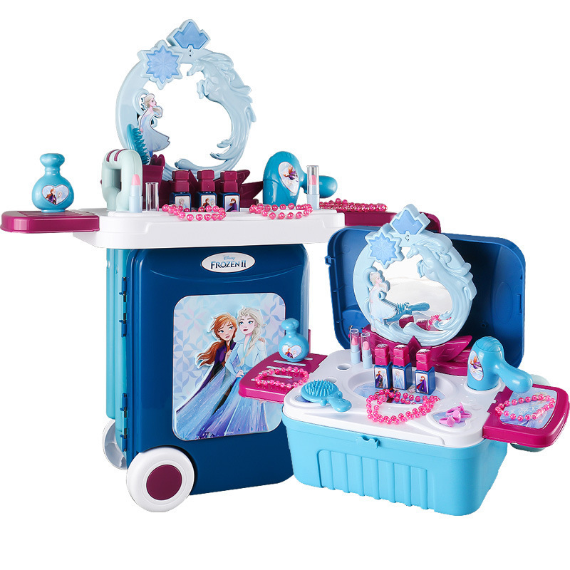 Frozen Disney cocina jugar casa carro maleta juguete cómoda princesa Elsa Toy Girl