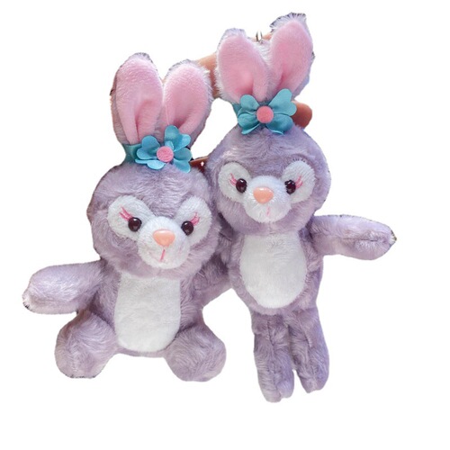 Honeycomb Star Dorel Rabbit Plush Toy Gift Bouquet Doll Schoolbag Hook Ornament Wholesale