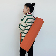 Men and Women Sports Yoga Training Fitness Wide Shoulder Strap Single Shoulder Crossbody Travel Bag Yoga Bag Yoga Mat Storage Bag 