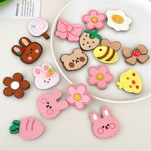 Cute Baby Hair Clip Children's Cartoon Velcro Girls' Bangs Hair Tidying Tool Infant Hair-sticking Hairpin Headwear