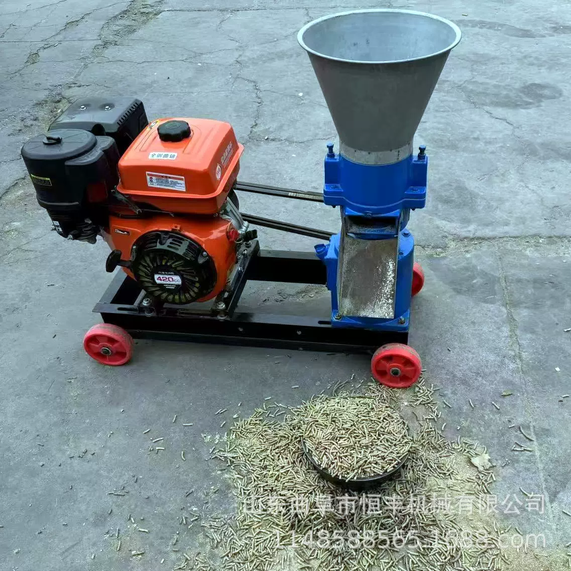 小型 汽油机款 饲料颗粒机    牛羊鸡鸭猪 饲料造粒机厂家直供