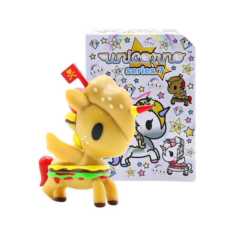Подлинный Tokidoki Taoki Doki Единорог 7-е поколение серия стильные фигурки-игрушки украшения куклы сюрприз-бокс оптом