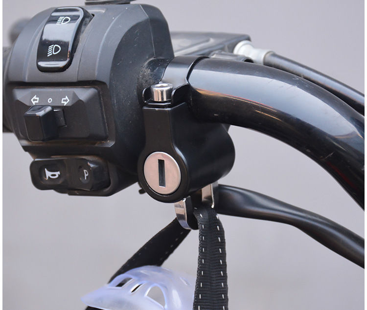 Electric Motorcycle Helmet Lock Anti-Theft Device Fixed Helmet Hook Special Lock for Electric Scooter Helmet