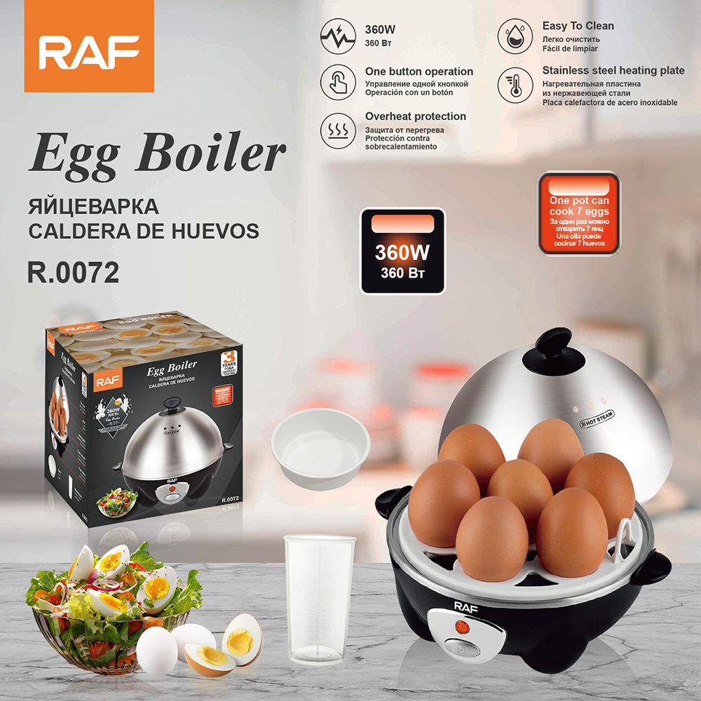 Multi-Egg One-Button Operation, Steamed Magic Tool, RAF European And American Standard Automatic Cooker For Home Use_voghion.com