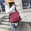 Fashionable capacious shopping bag, one-shoulder bag for leisure