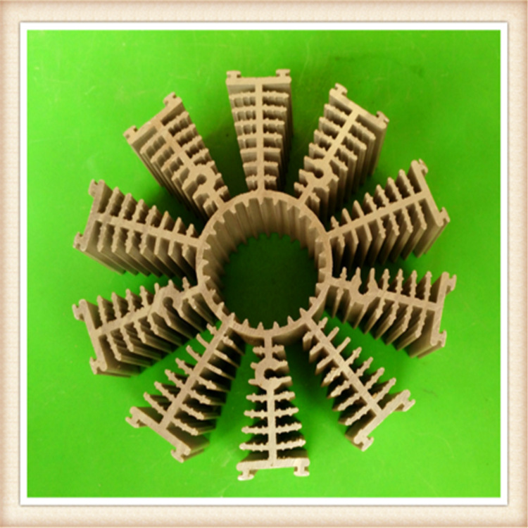 非标定制散热器铝型材  led灯具圆形梳子型太阳花散热器铝合金