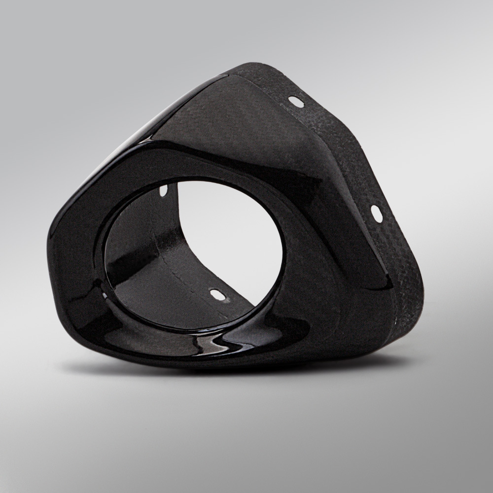 Motorcycle modification: suitable for large hexagonal tail-section silencers, exhaust pipes, carbon fiber heat-insulating anti-scald decorative cover