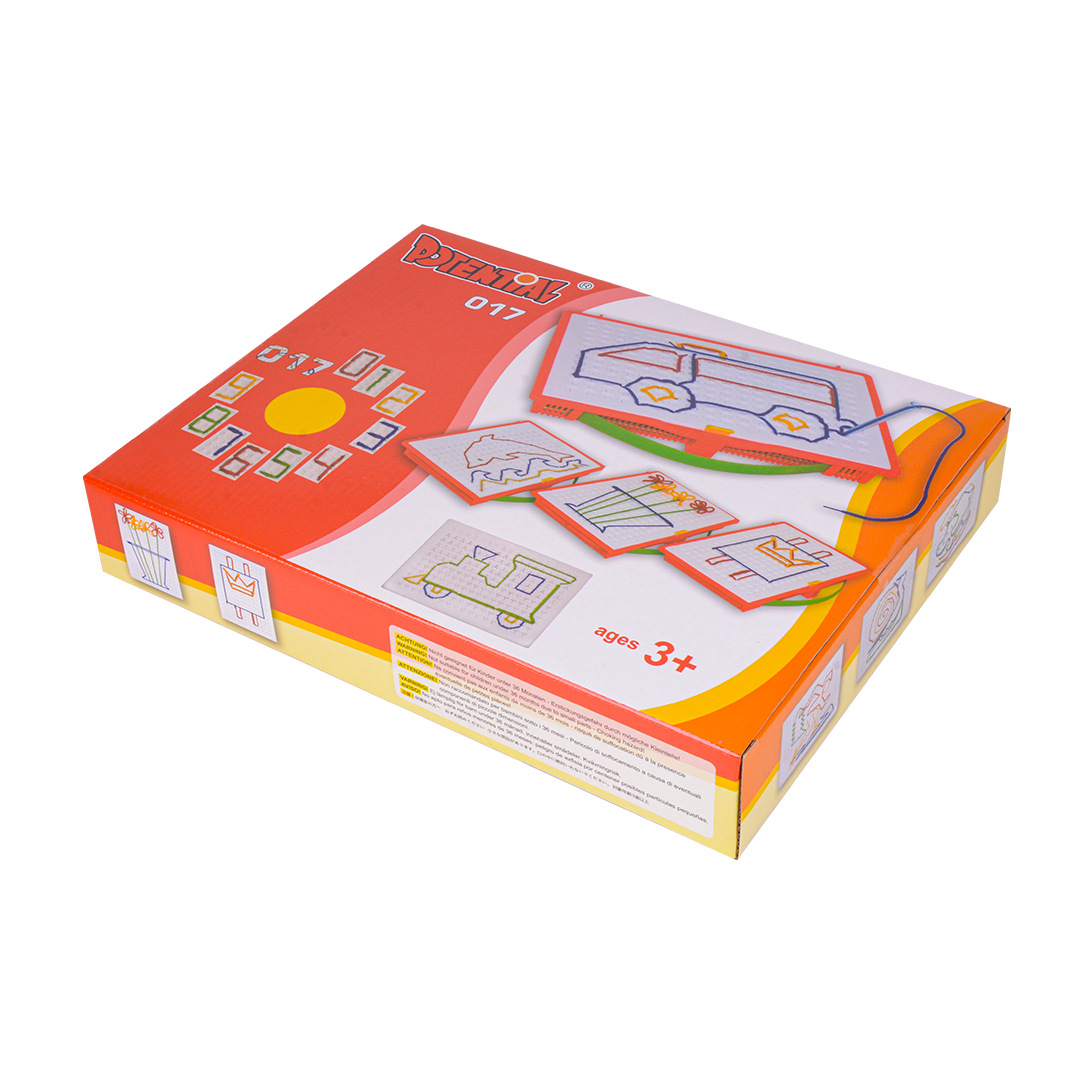 Juguetes de dibujo educativos de educación temprana para niños transfronterizos, entrenamiento de gráficos de tejido de hilo, concentración, tablero de dibujo de pincel de dibujos animados