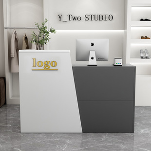 Fashion Online Trendy Shop Cashier Shop Small Counter Clothing Shop Bar Barber Shop Table Front Desk Reception Desk