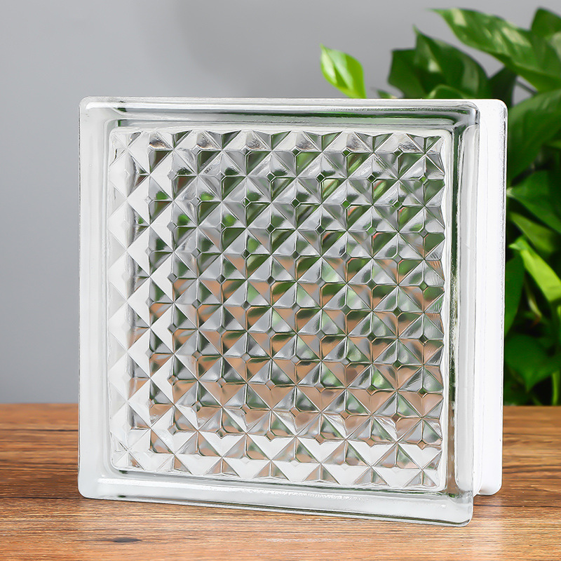 ladrillo de vidrio ultra blanco ladrillo de cristal ladrillo hueco pared de partición red fondo de arte puerta de entrada ladrillo hueco cristal de hielo