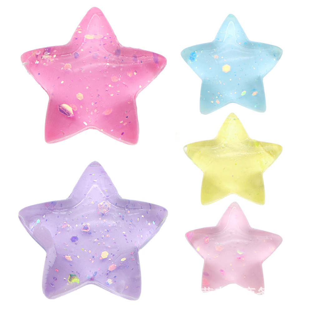 Star Sprinkle Powder 3D Resin 20*20mm Resin