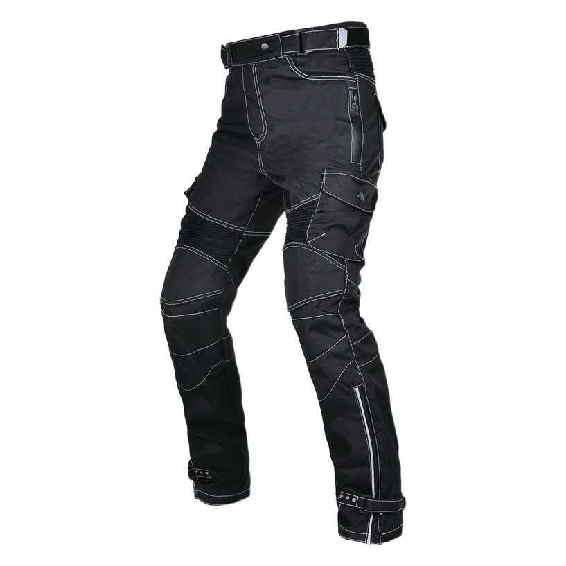 VOLERO motocicleta montar pantalones hombres 06 Multi-Bolsa de ropa de trabajo Oxford tela impermeable ajustable cintura alta motocicleta anti-caída Pantalones