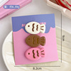 Brand hairpins, cartoon bangs, hair accessory, cute hairgrip