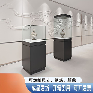 Glass Cabinet Jewelry Jade Paint Counter Product Samples Memorial Museum Cultural Relics Display Cabinet Display Cabinet