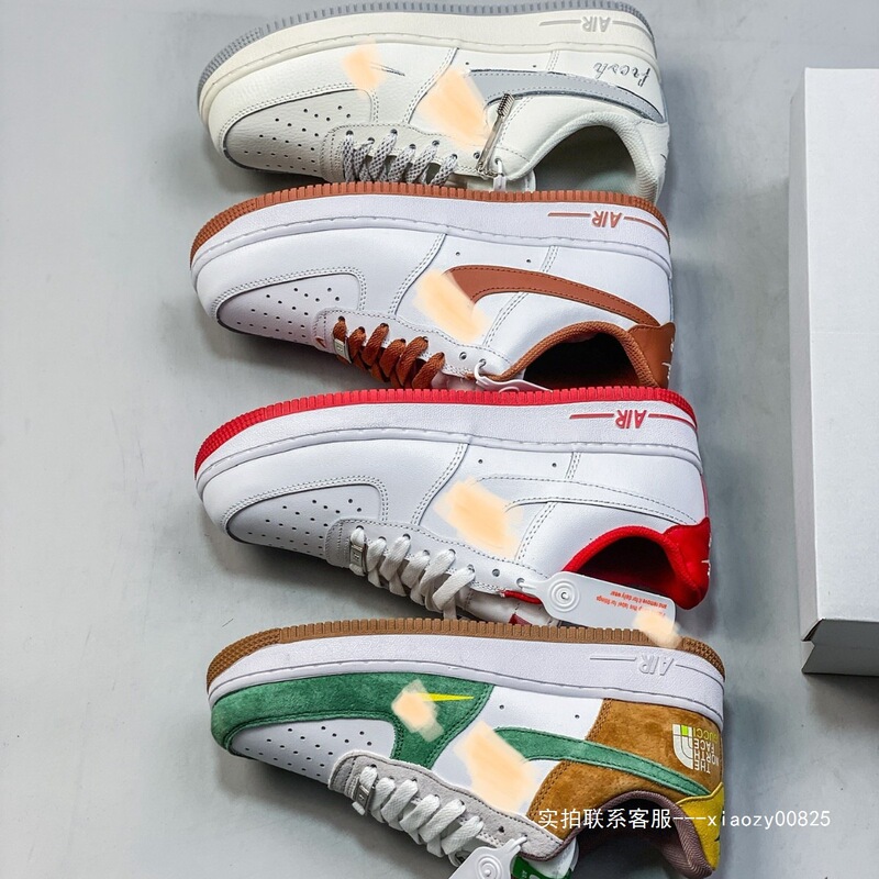 Air Force 1'07 Low Graffiti Low-Top Versatile Sports Sneakers White Shoes