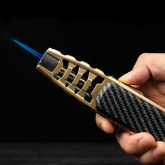 JOBON中邦588防風充氣直衝打火機便攜艾條雪茄噴槍點煙器廠家批發