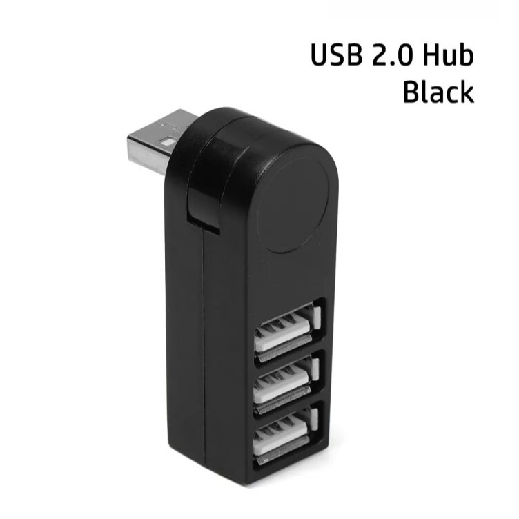 Type-C Rotating Docking Station USB Hub 3-Port Expansion Dock Splitter Multi-Interface Transmission Type-C