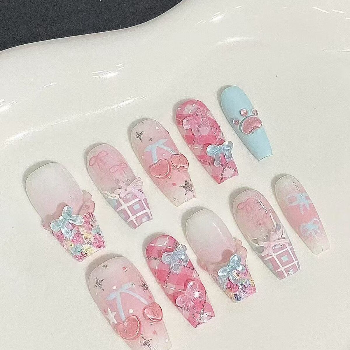 Z518-브로큰 플라워 체리