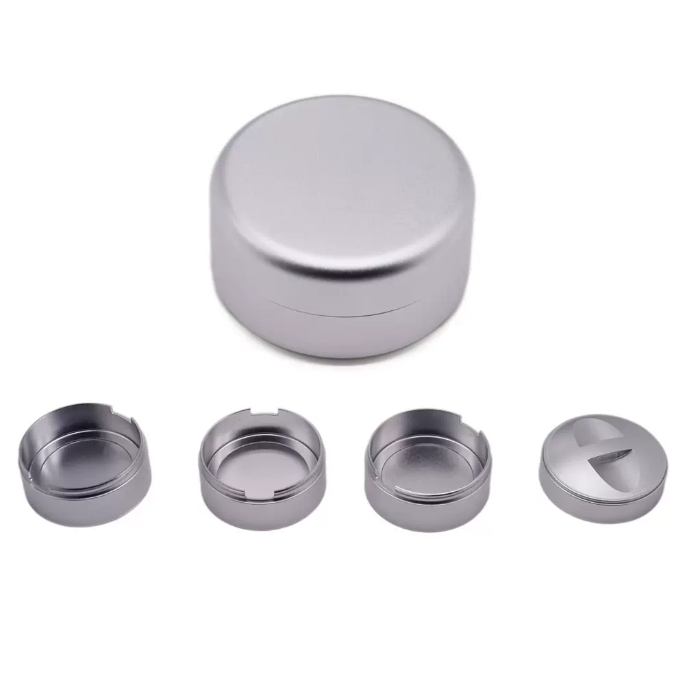 外贸五金工厂定制包装铝罐多层旋开糖果药品罐