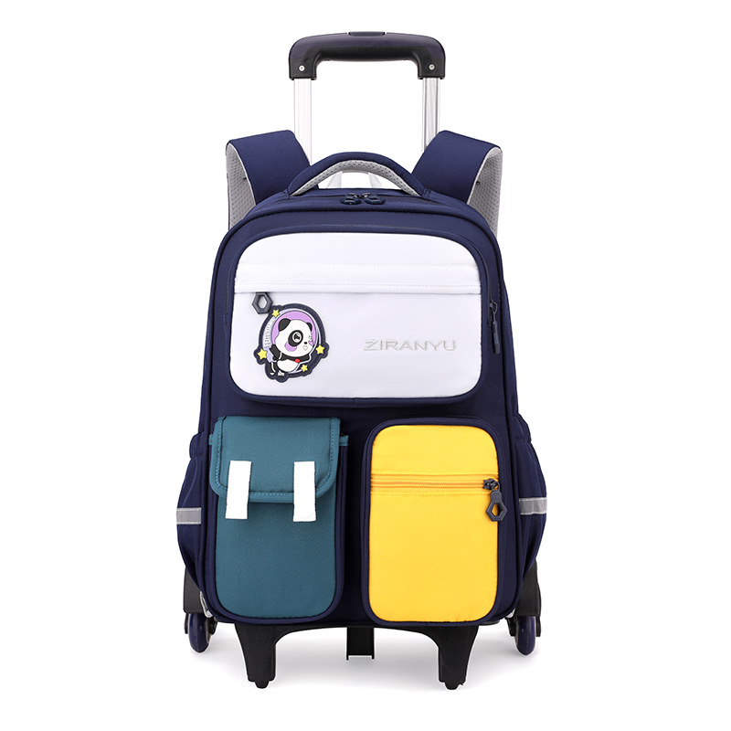 2025 nueva mochila de tirón para estudiantes de primaria 124 a 6 o grado, mochila portátil para niños que trepan escaleras