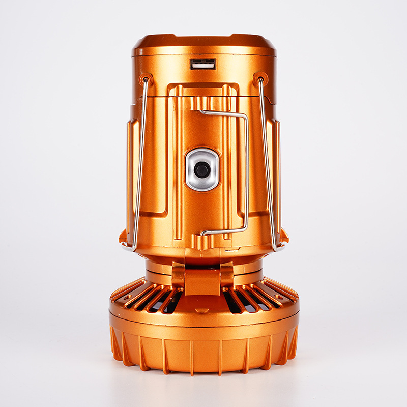 Solar LED caballo lámpara recargable al aire libre camping exterior lámpara de tienda plegable nuevo ventilador eléctrico camping luz