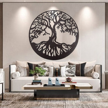 铁艺客厅背景墙装饰画金属剪影创意工艺品壁饰走廊过道装饰壁画