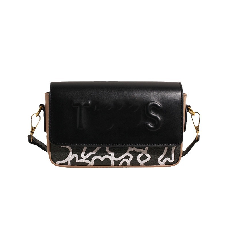 Bolso de pu transfronterizo para mujer 2024 nuevo bolso de mensajero de moda con impresión de letras de estilo occidental