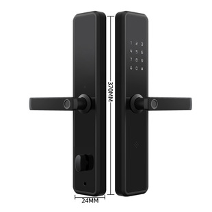 Household door induction electronic fingerprint lock double system household lock one-grip door lock apartment anti-theft intelligent fingerprint lock