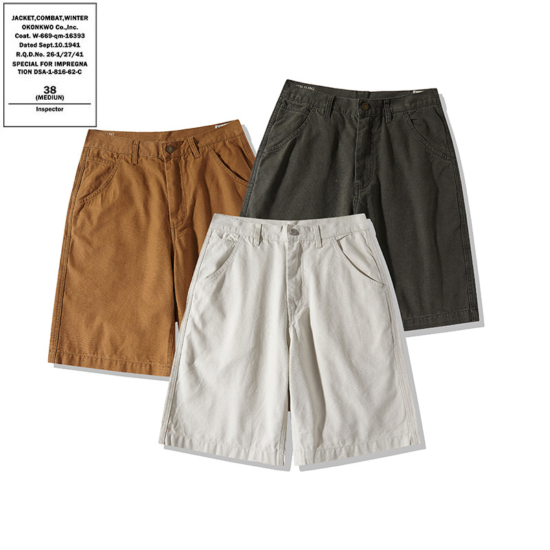 OKONKWO Railway Worker Pants Ami Khaki Outdoor Canvas Workwear…