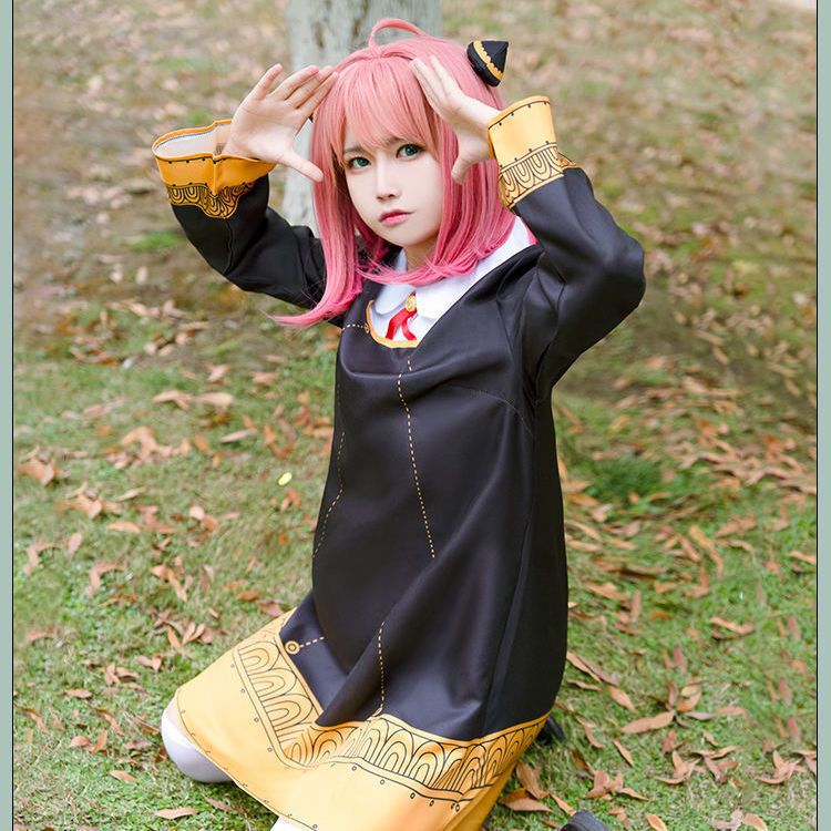 Spy Play House cos Ania cosplay Costume Female Ania Eden College Clothes Anime Children