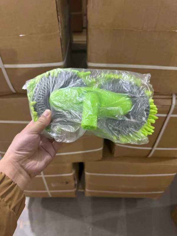 녹색 양면 세차 걸레 교체용 브러쉬 헤드