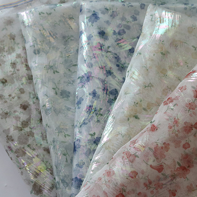 2026 nuevo tejido después de la técnica de impresión fresca de tela de estampado de color fantasía ropa infantil decoración de propósitos tela