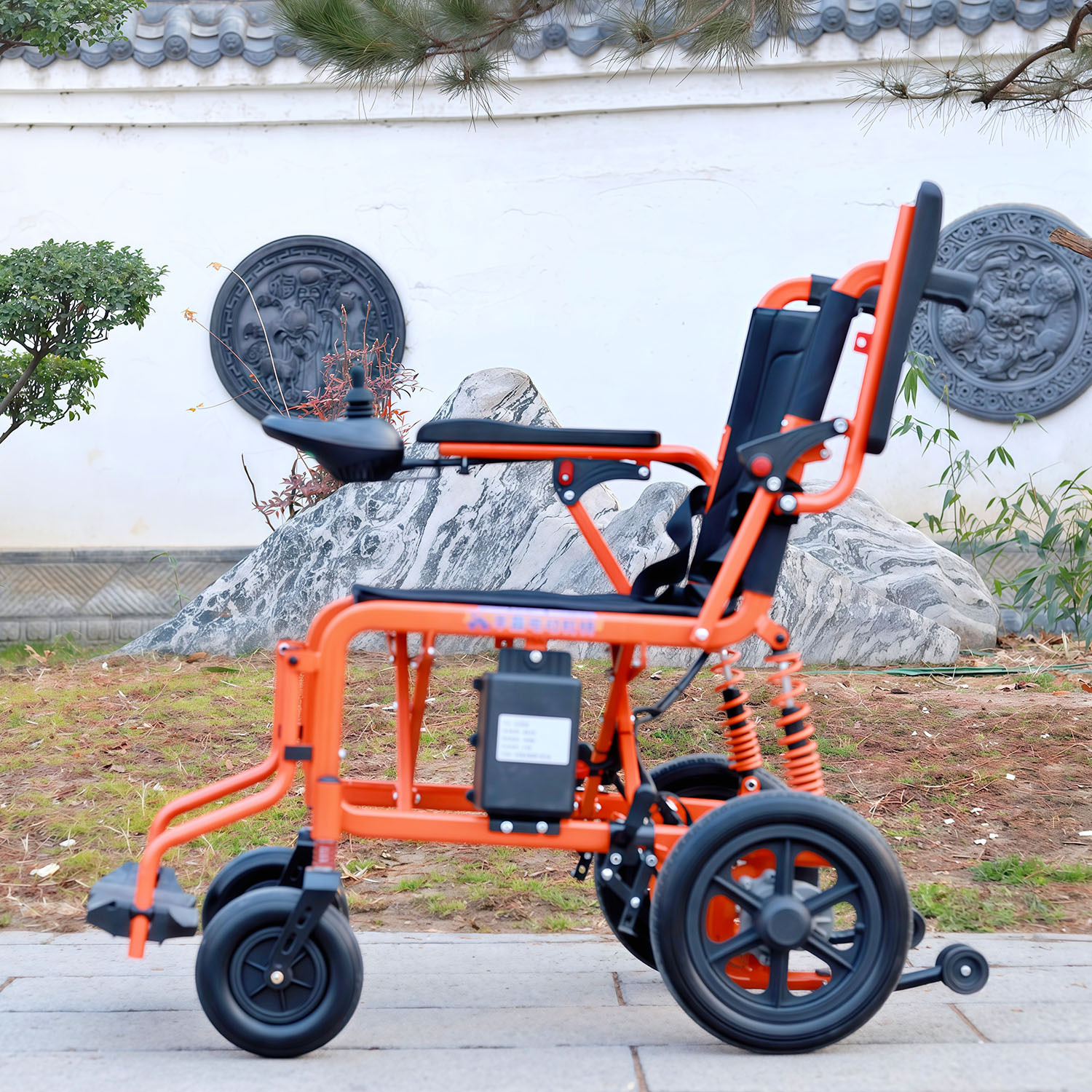 Electric Wheelchair Manufacturer for the Elderly, Fully Automatic Foldable Lightweight Mobility Scooter with Smart Lithium Battery