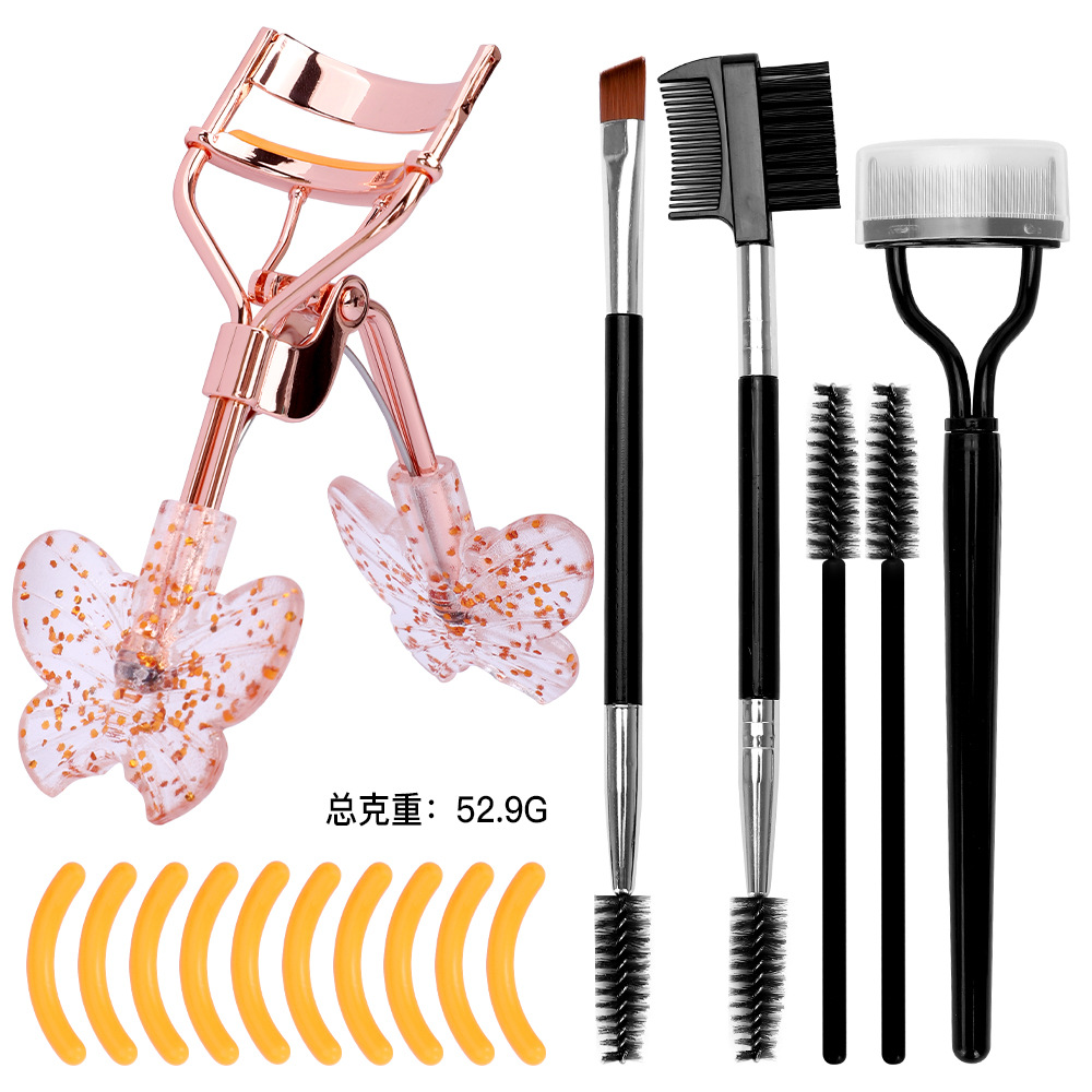 Nielance Cross-border Eyelash Clamp Kit, herramientas de maquillaje multifuncionales, pestañas, pestañas falsas, peinador de pestañas, clip de pestañas