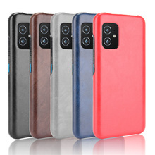 适用华硕Asus Zenfone 8/9/10手机壳ZS590KS保护套荔枝皮纹后盖款