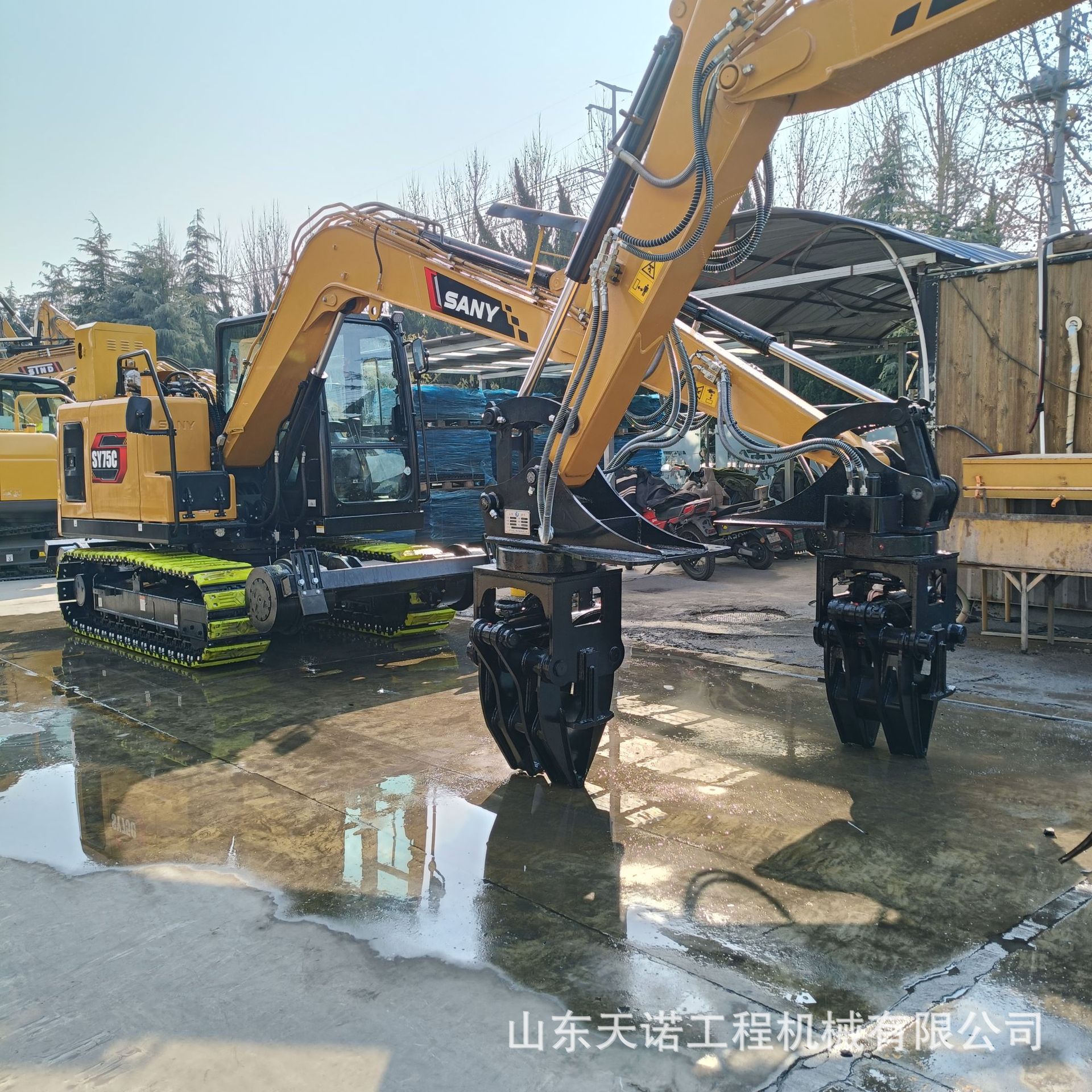 供应铁路换枕机挖掘机液压枕木铺设枕木机