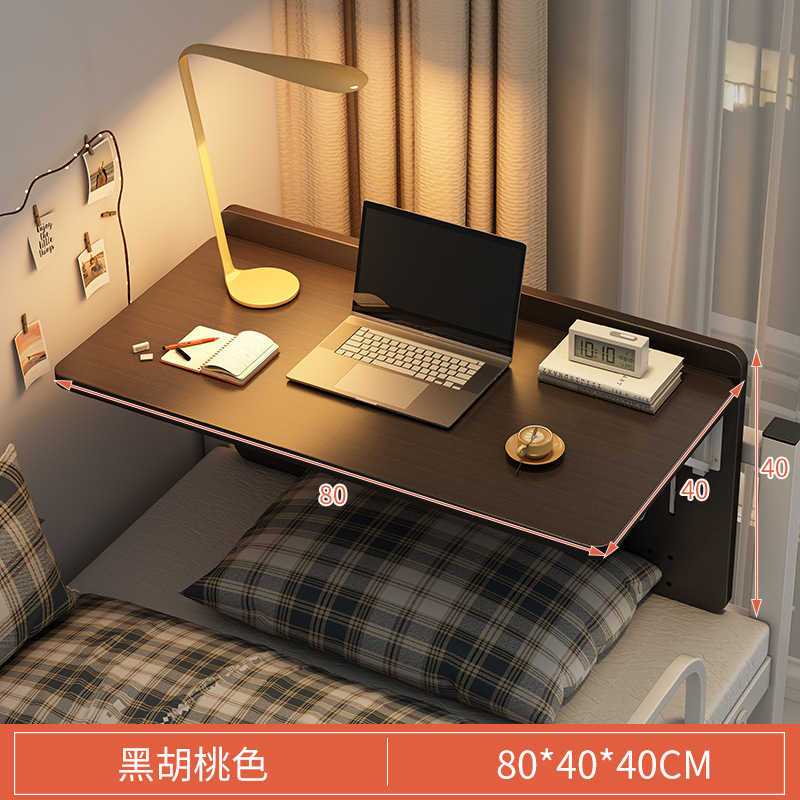 Mesa de cama plegable perezosa cuelga mesa de computadora dormitorio artefacto escritorio dormitorio estudiantil escritorio pequeño