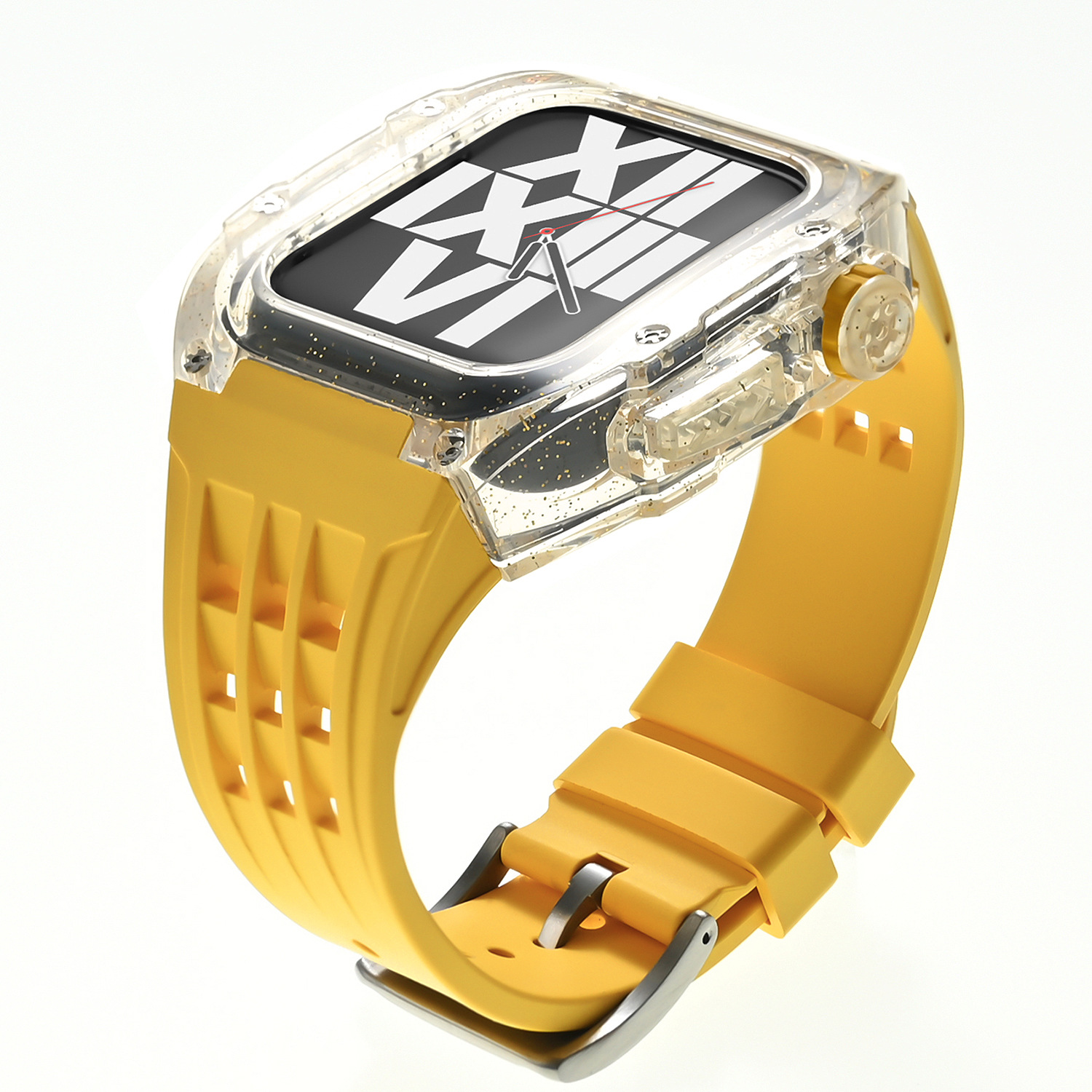 [핀버클] 플래시 골드 케이스-옐로우 스트랩