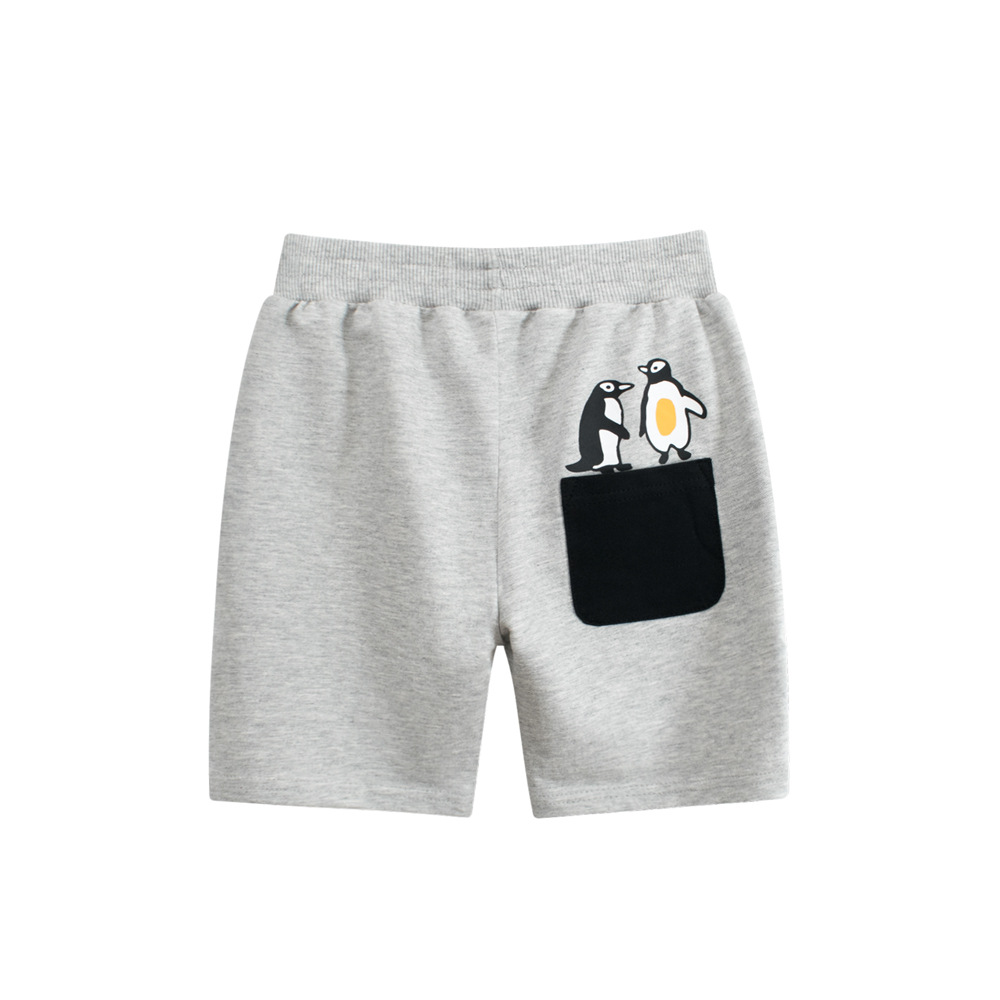 27kids marca de moda ropa para niños al por mayor pantalones para niños verano nuevos pantalones de cinco puntos para niños fuentes transfronterizas