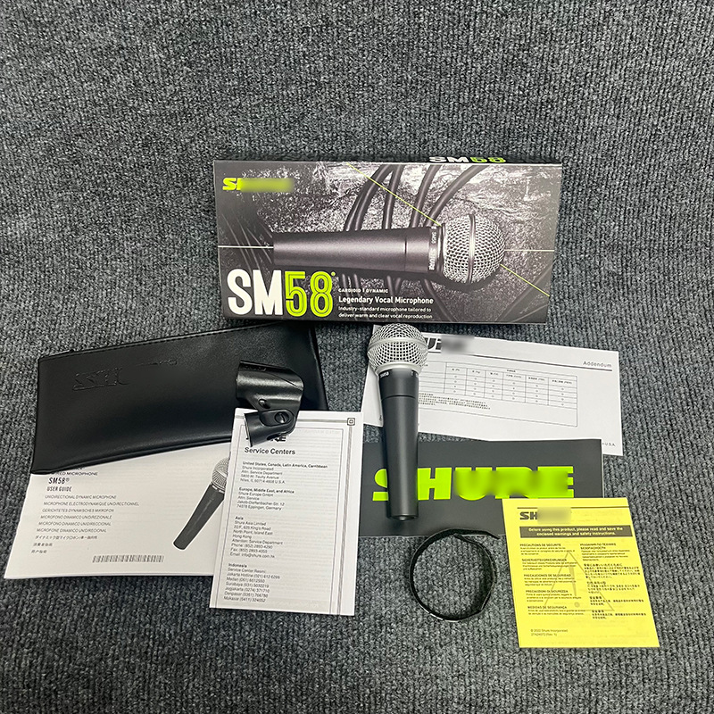 Transfronterizos de alta calidad SM58LC micrófono de bobina móvil por cable para rendimiento de escenario de grabación en vivo micrófono al aire libre