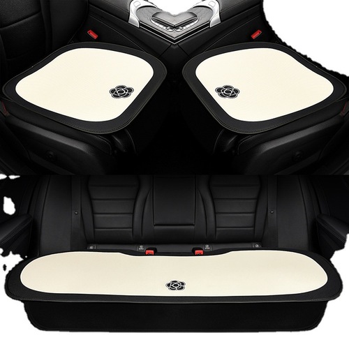 New car seat cushion Internet celebrity Camellia Goddess model four-season universal car interior rear cushion anti-slip single-piece seat cushion